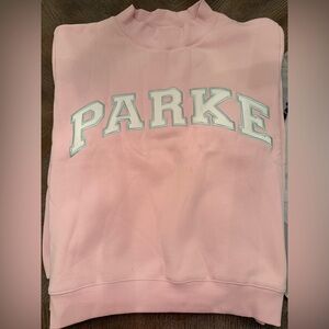 Pink Parke   2026 Sprinkle Sweatshirt L-XL Mocknecl